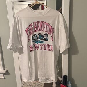 Firstport White Graphic T-Shirt